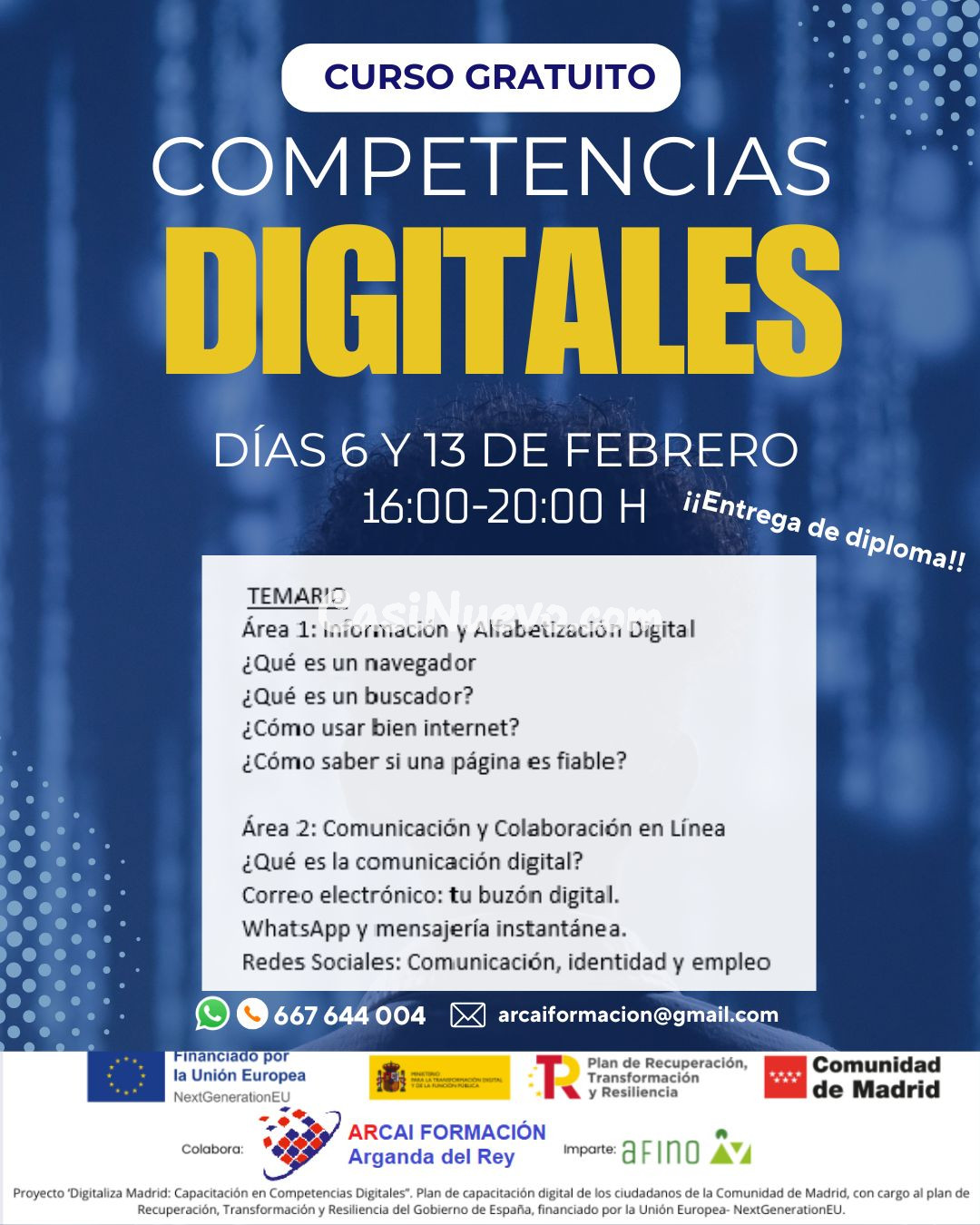 Curso gratuito iniciación a la informática