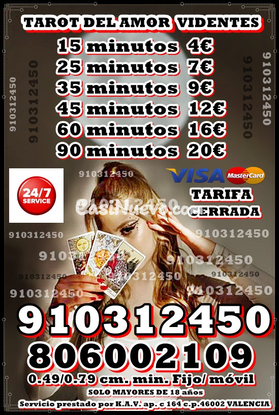 Tarot del amor videntes