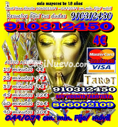 Servicios de Tarot 24 horas atencion en Videncia y Tarot  línea 806,videncia Tarot económico visa cerrada  /tarot barato/tarot fiable. Tarot del amor, tarot certero