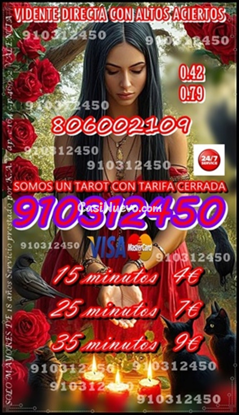 TAROT BARATO 2026 VIDENTES CARTOMANTES TIRADAS CONCRETAS