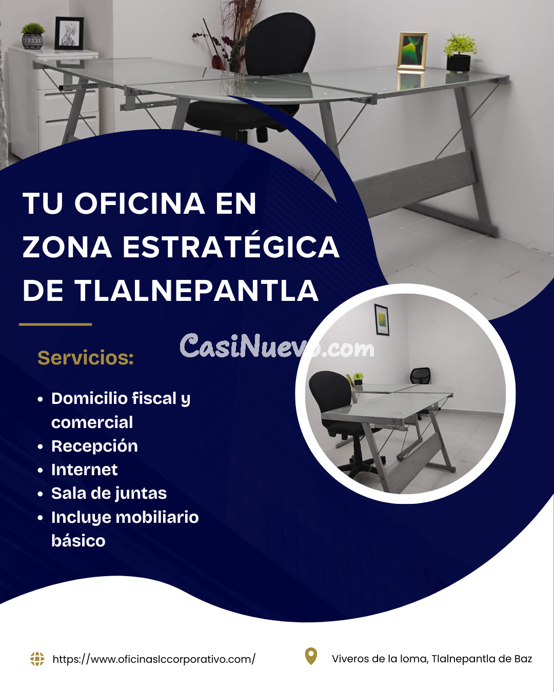 Alquiler de oficina en Tlalnepantla