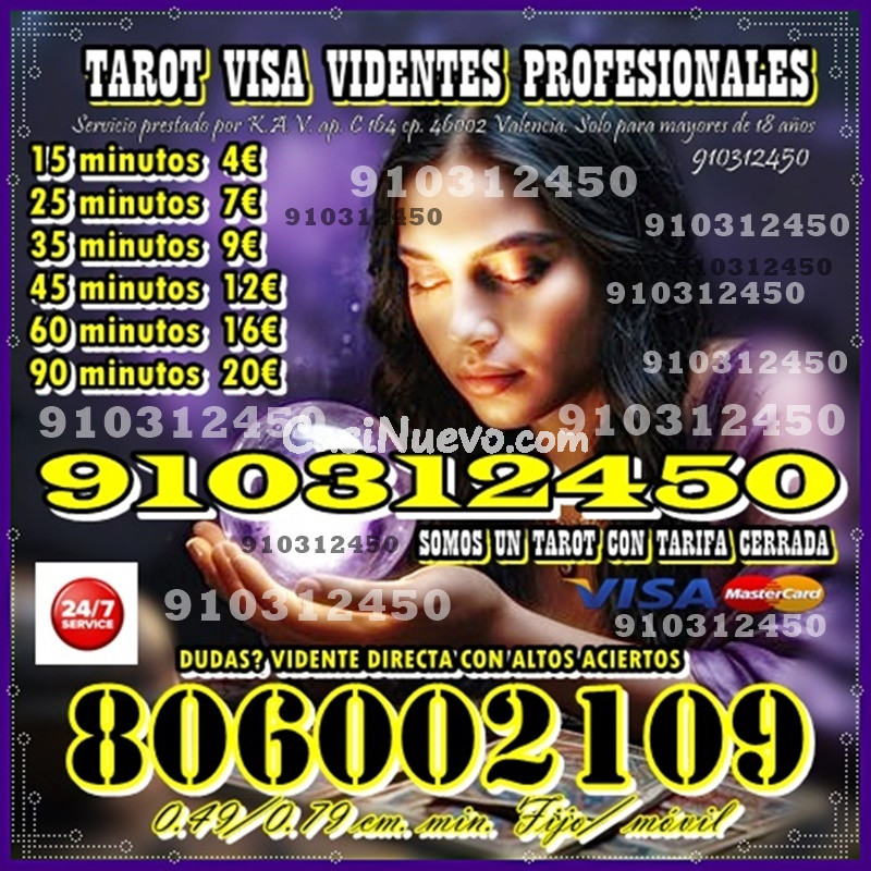 Servicios de Tarot Visa las mejores tarotistas, las mejores 