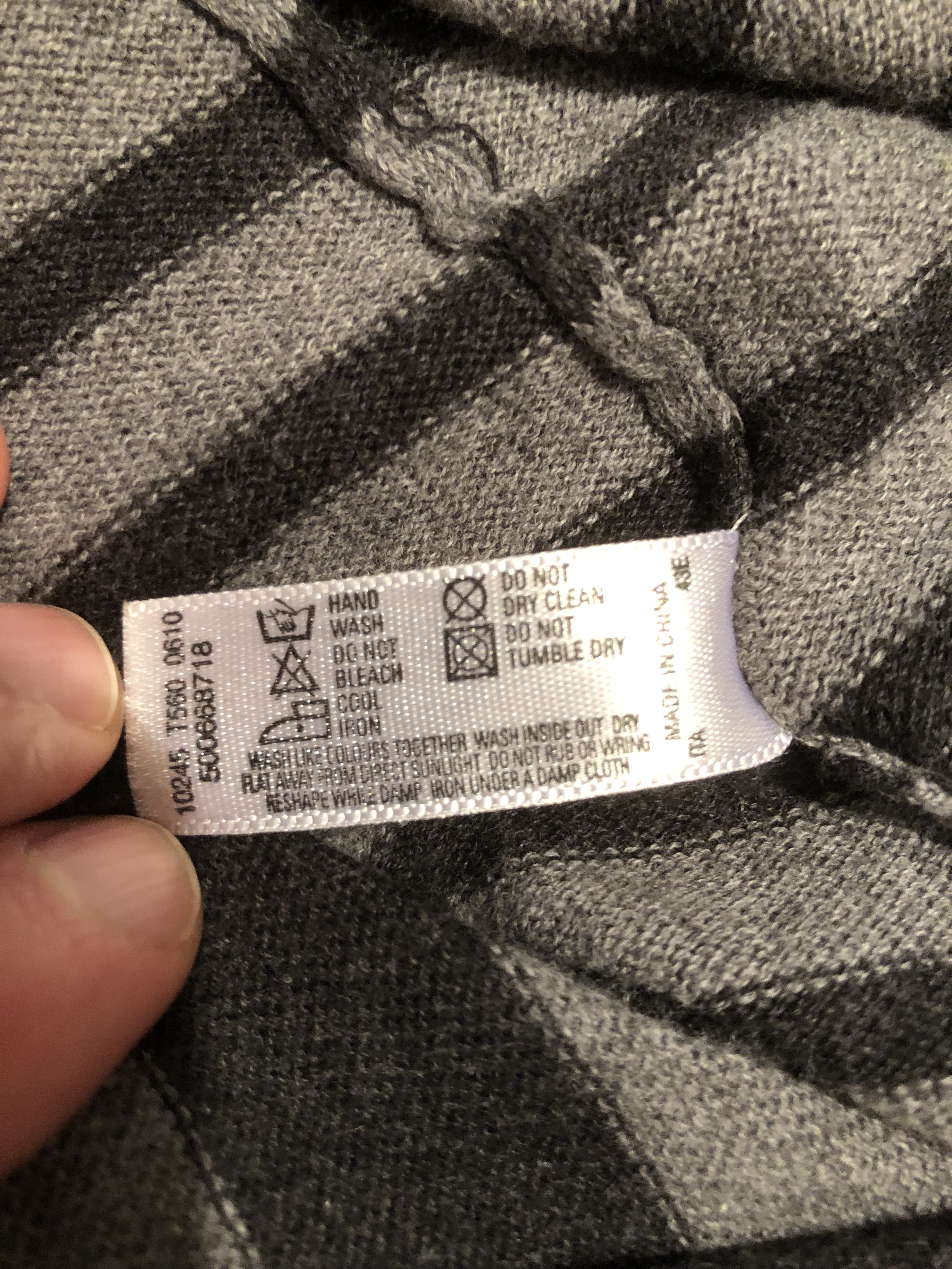Jersey fino a rayas gris talla M - foto 3