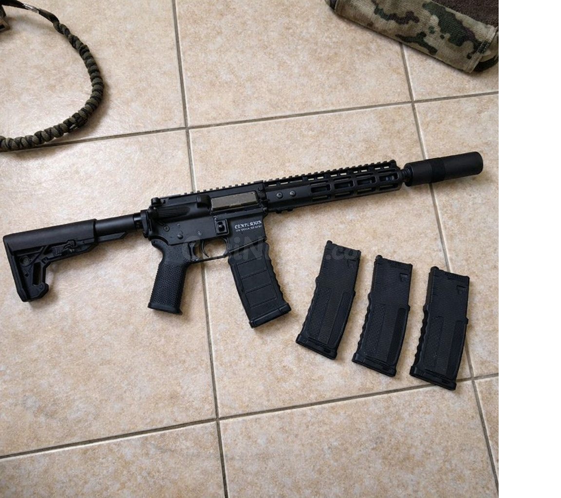 Replica airsoft centurion MWS negro