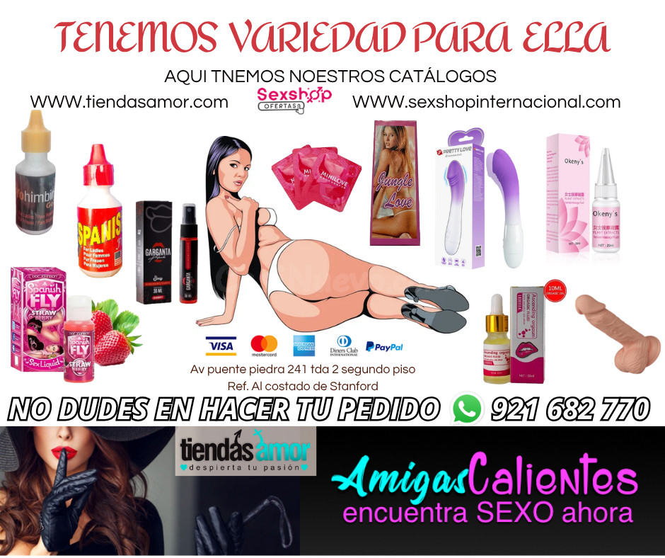TENEMOS VARIEDAD PARA ELLA  /juguetes lubricantes potencia sexual en Puente Piedra 921682770