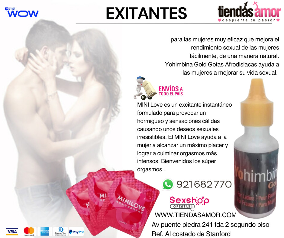 Yohimbina Gotas Afrodisiaco Excitante100% natural para mujer