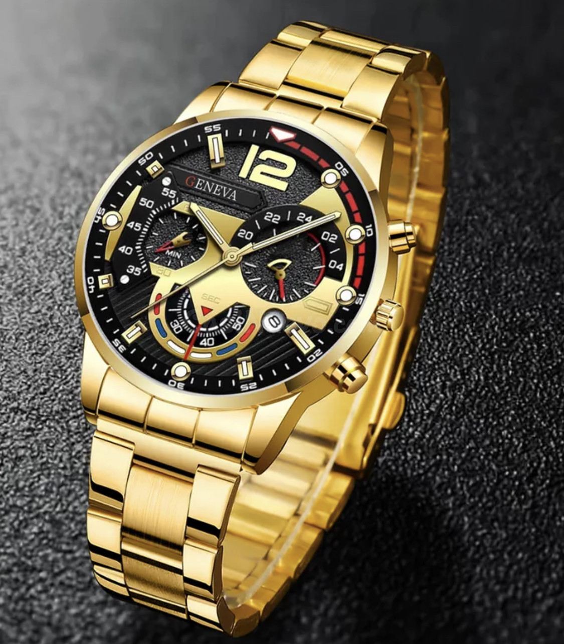 Reloj de hombre dorado