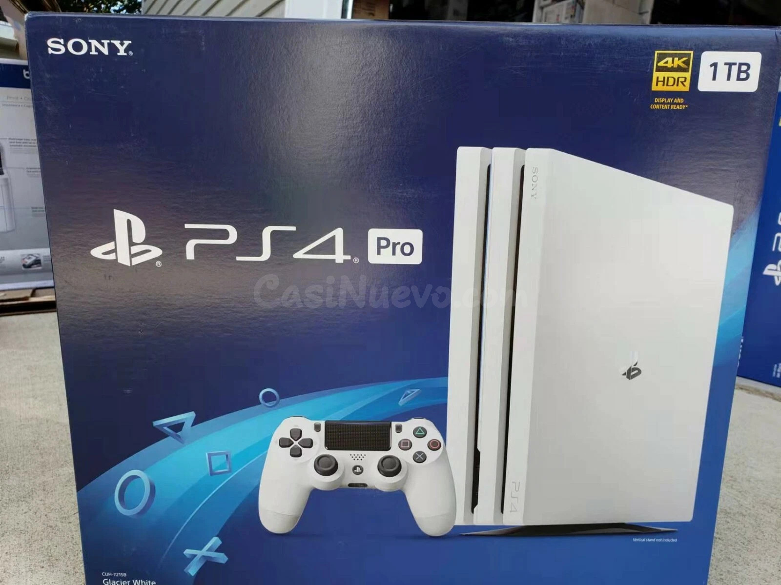 Sony PlayStation 4 PS4 Pro 1TB Blanco Glaciar completamente nuevo y original - foto 2