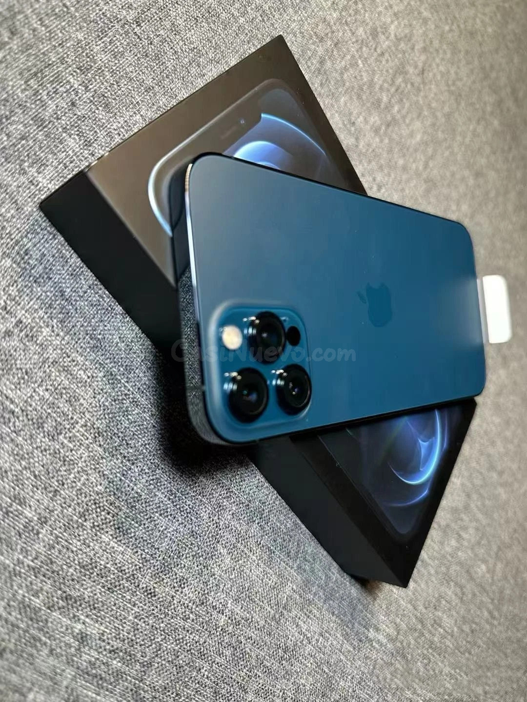 Apple iPhone 12 Pro Max 256 GB - Desbloqueado - Azul Pacífico, completamente nuevo y original - foto 4