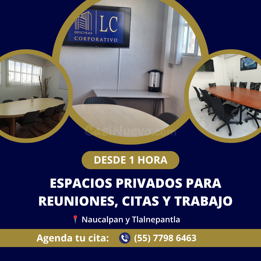 Espacios privados para reuniones