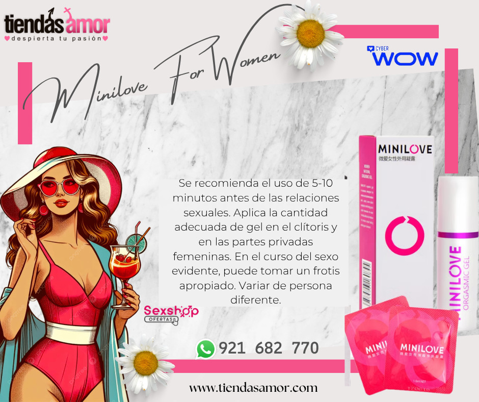 inilove For Women gel en el clítoris y en las partes privada