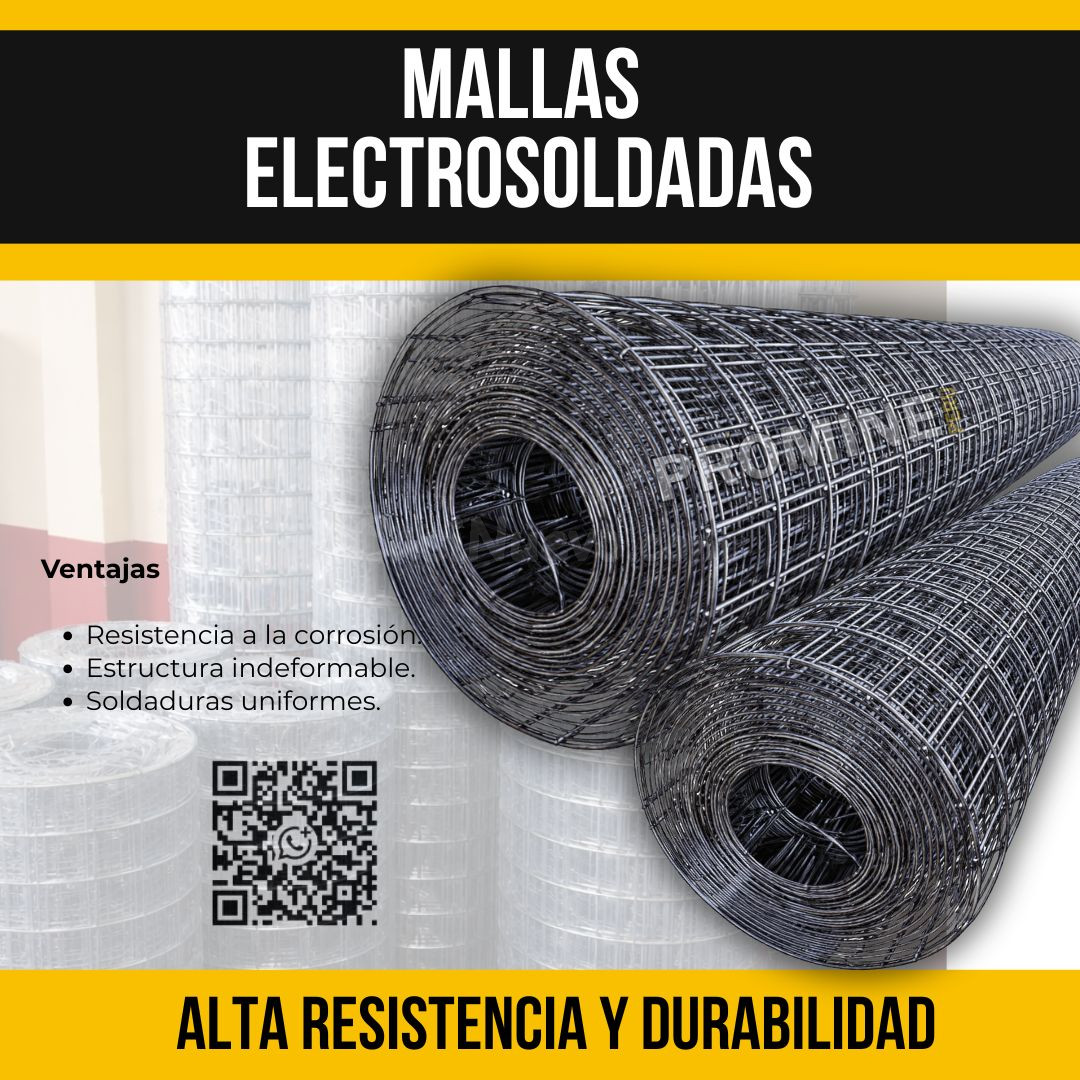 MALLAS ELECTROSOLDADAS | MÁXIMA FIRMEZA EN CONSTRUCCIÓN
