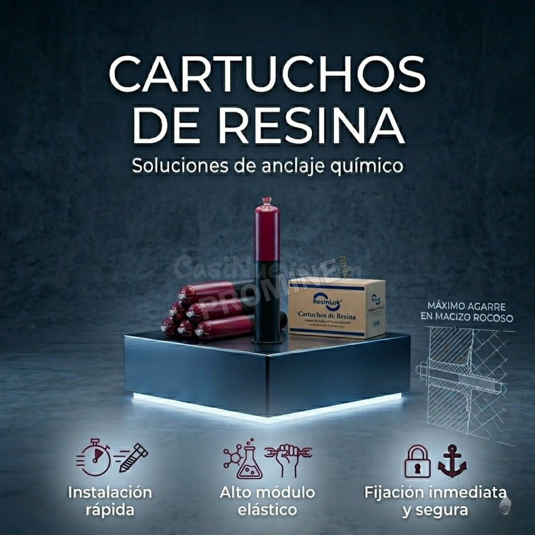 CARTUCHOS DE RESINA | FIJACIÓN RÁPIDA | ALTA RESISTENCIA