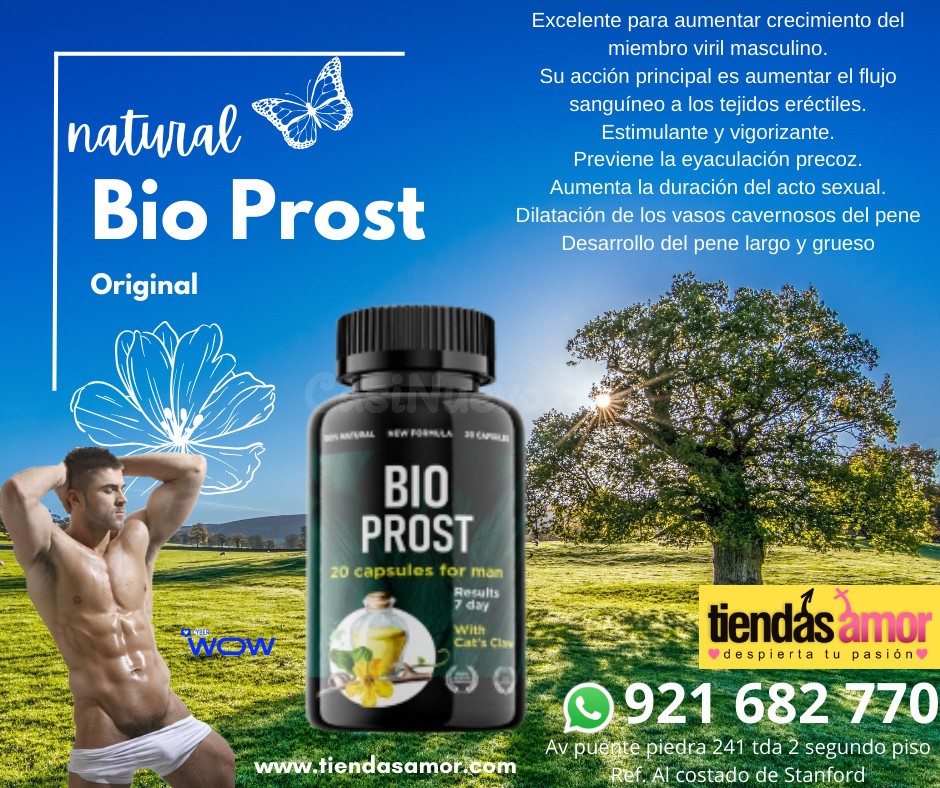 Bio Prost Original 30 Pastillas  Aumento de la resistencia sexual la energía y vitalidad/juguetes lubricantes potencia sexual en Puente Piedra 921682770