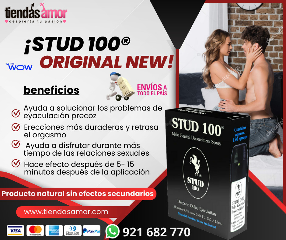 RETARDANTE SEXUAL STUD 100 Original New 100% natural /juguet
