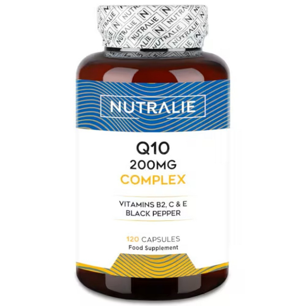 Nutralie CoQ10 200 mg Complejo Antioxidante – 120 Cápsulas | Energía y Corazón