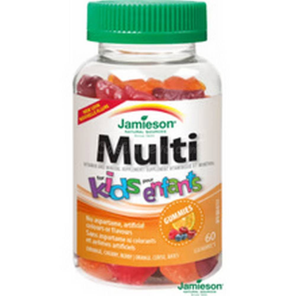 Jamieson Multi Kids Gummies – 60 Gominolas | Multivitamínico para Niños