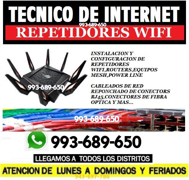 TECNICO INTERNET.CAMARAS SEGURIDAD,CABLEADOS,FIBRA OPTICA
