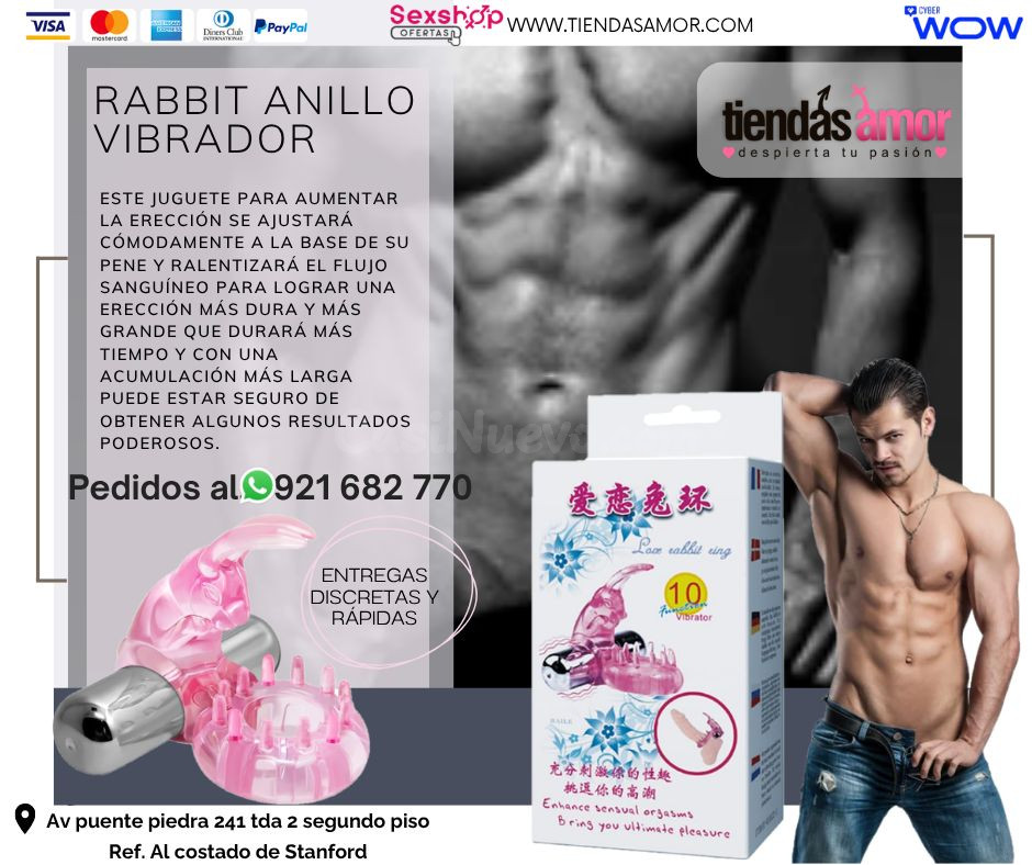 Rabbit Anillo Vibrador estimulando a tu pareja con este mara