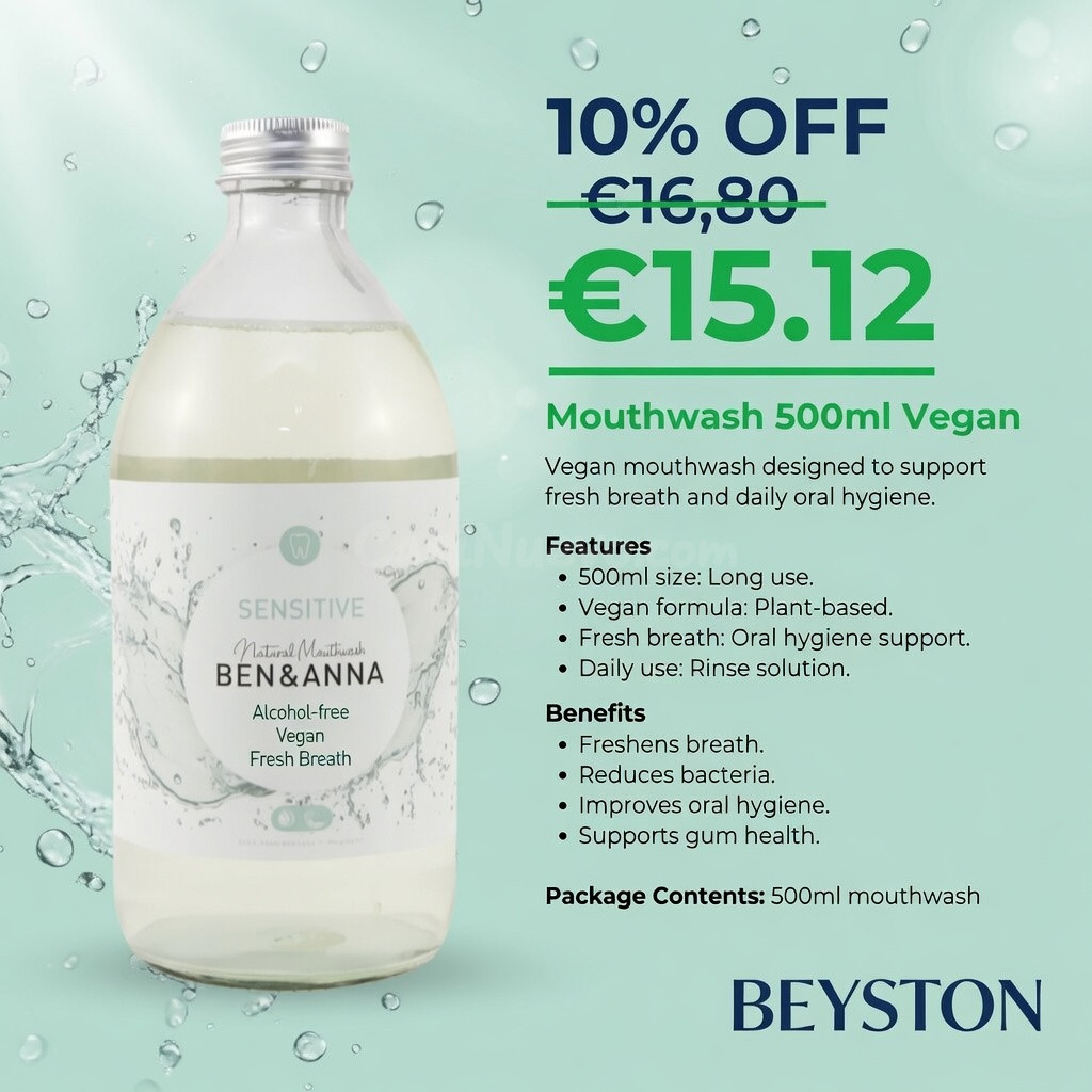 Mouthwash 500ml Vegan