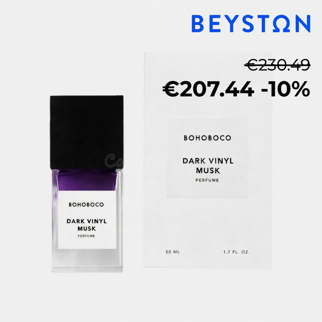 BOHOBOCO Dark Vinyl Musk Perfume, 50 ml