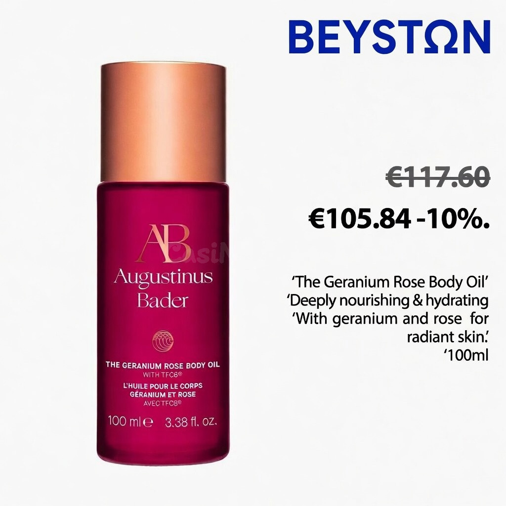 Augustinus Bader The Geranium Rose Body Oil, 100 ml
