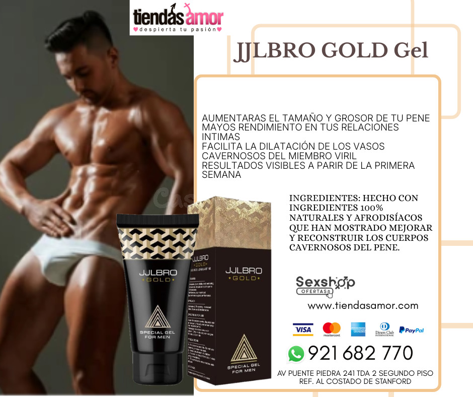 JJLBRO GOLD Special Gel for Men/juguetes lubricantes potencia sexual en Puente Piedra consultas y pedidos:921682770
