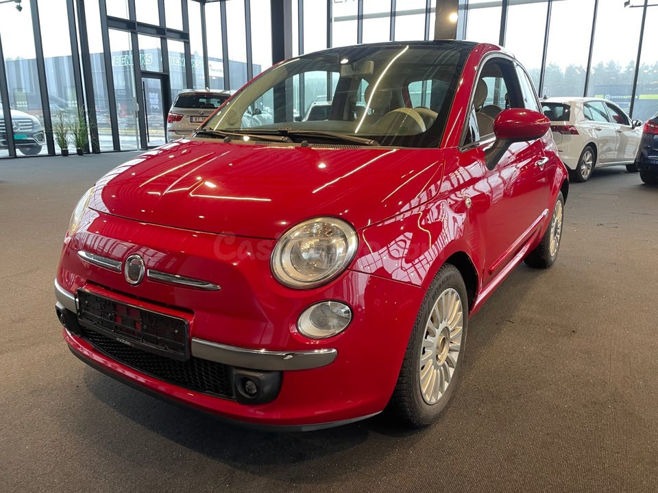 Fiat 500 rojo