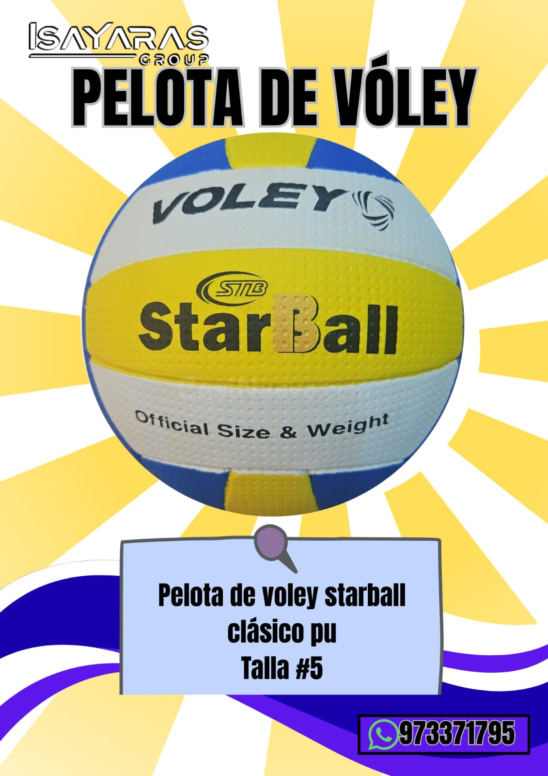 Pelota de Vóley Star Ball