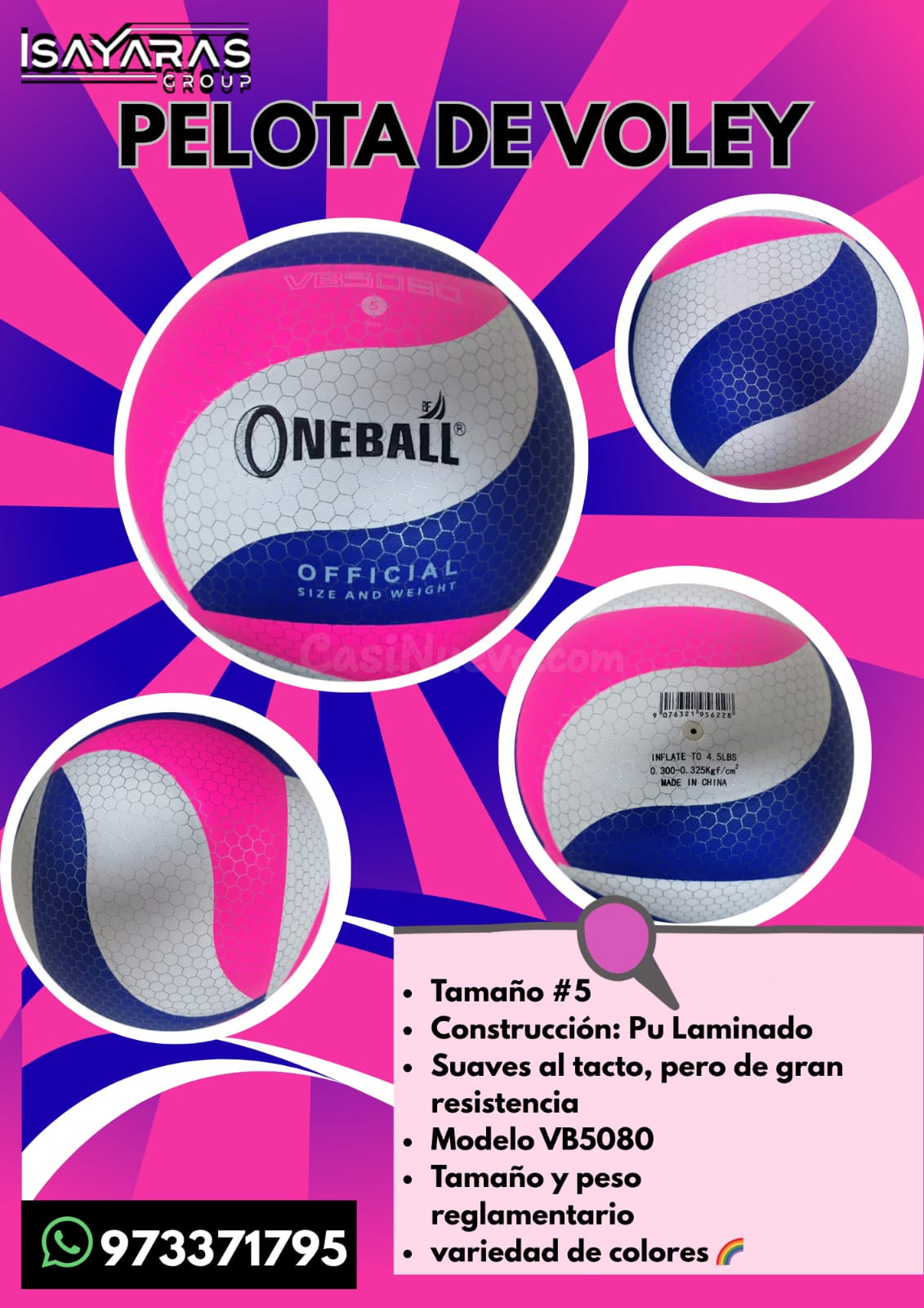 Pelota de Voley oneball panal
