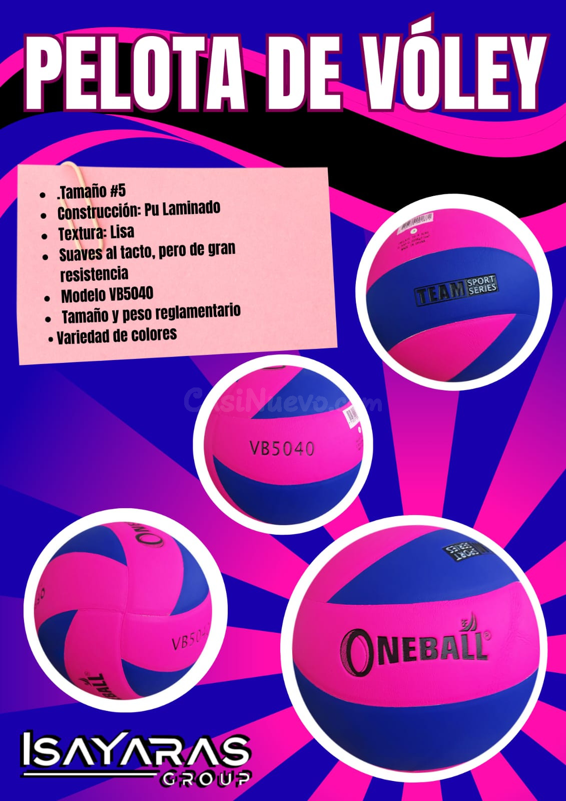 Pelota de vóley vb5040
