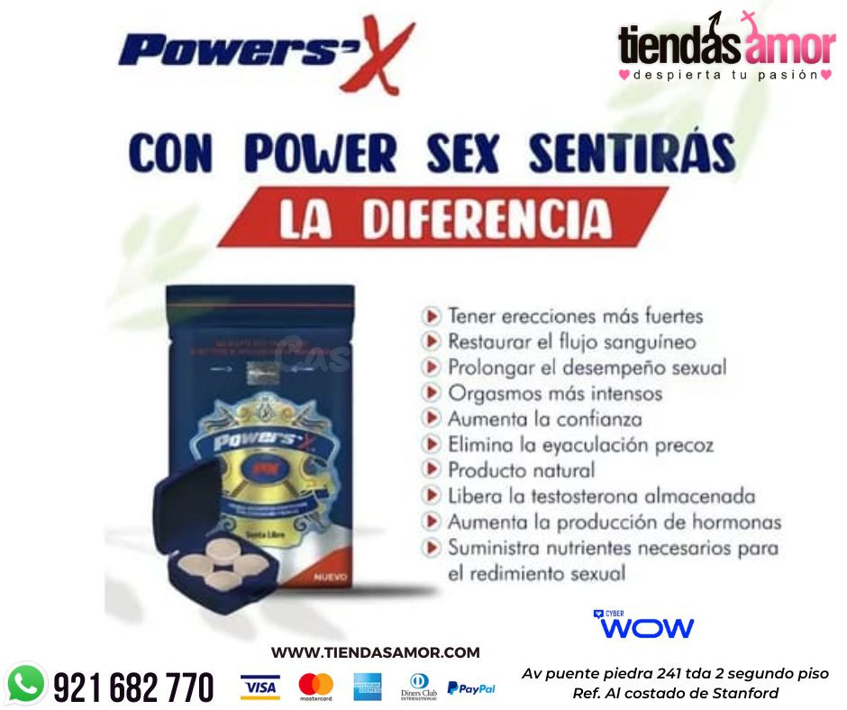 Powers X Mejora el rendimiento en las relaciones/juguetes lubricantes potencia sexual en Puente Piedra consultas y pedidos:921682770