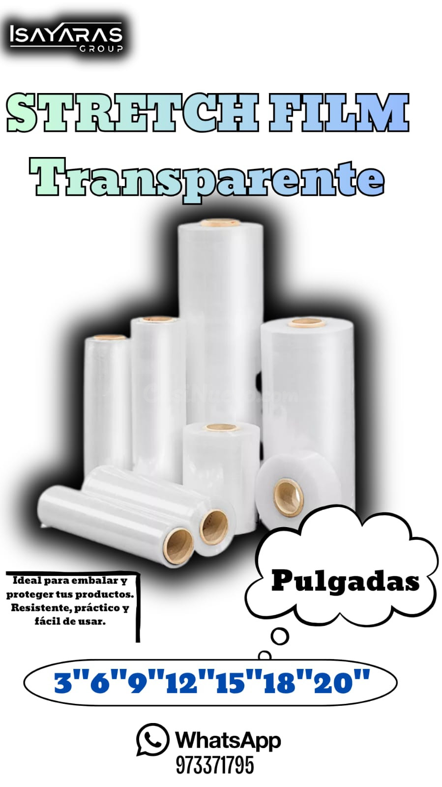 Film estirable transparente