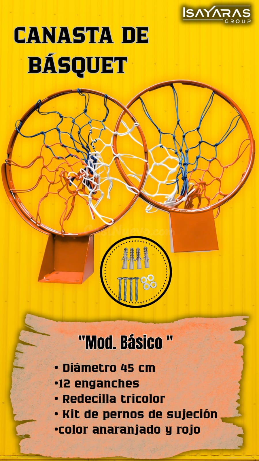Canasta de Básquet BASICO