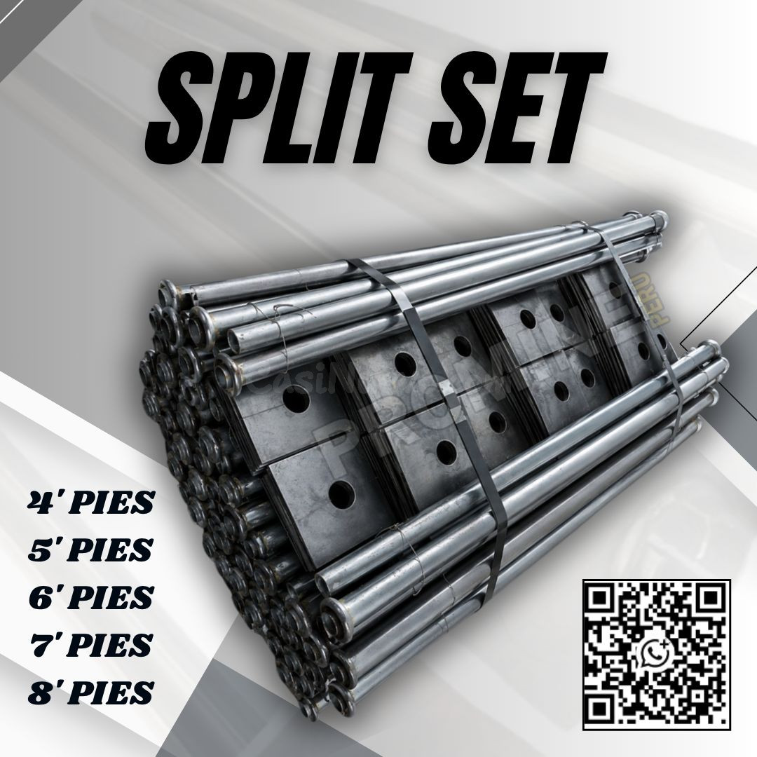 Split Set Reforzado para Sostenimiento