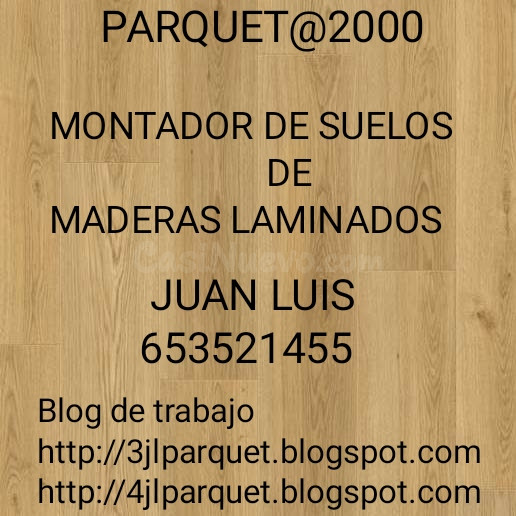 Servicio de montaje de suelos laminados