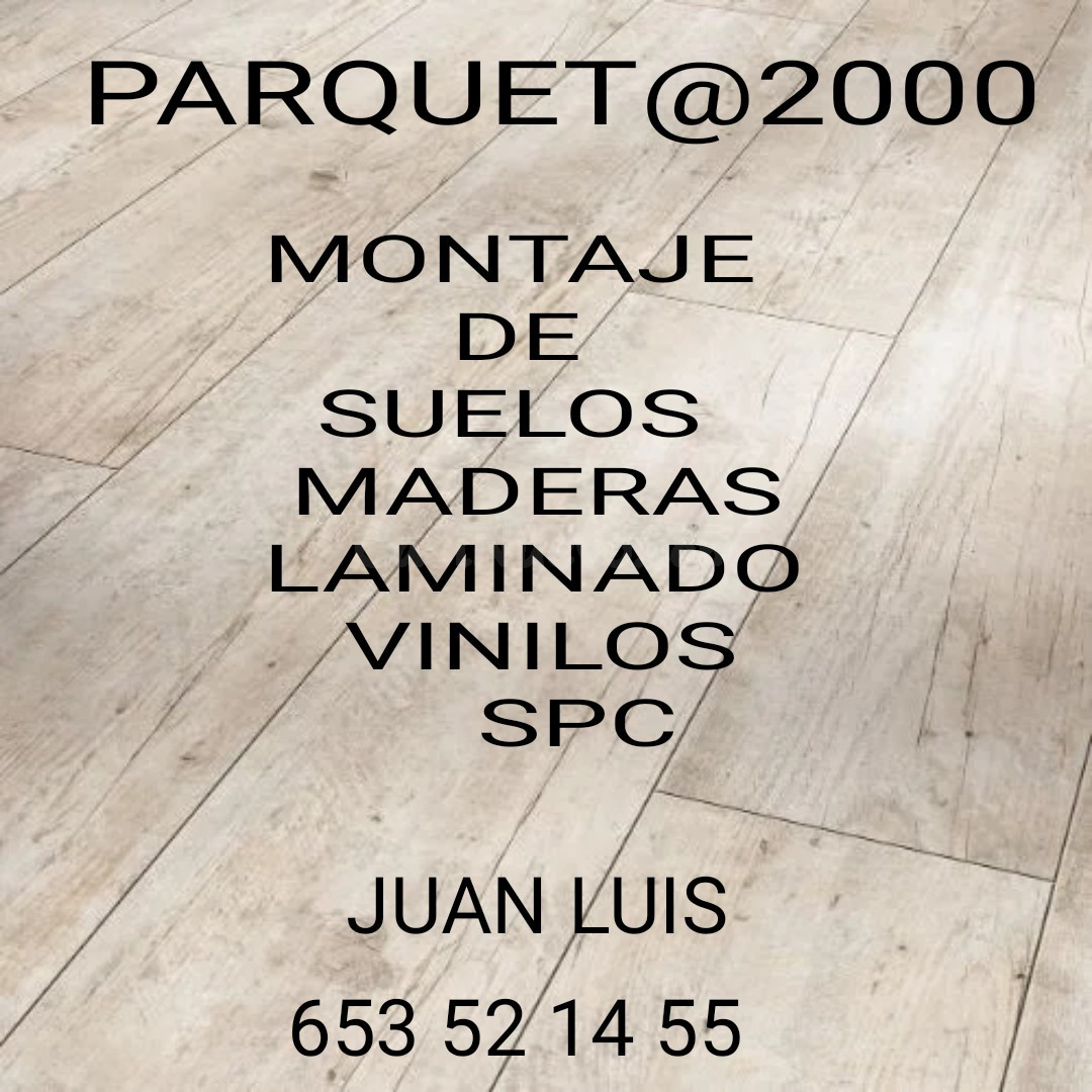 Servicio de montaje de suelos de maderas laminados vinilos spc