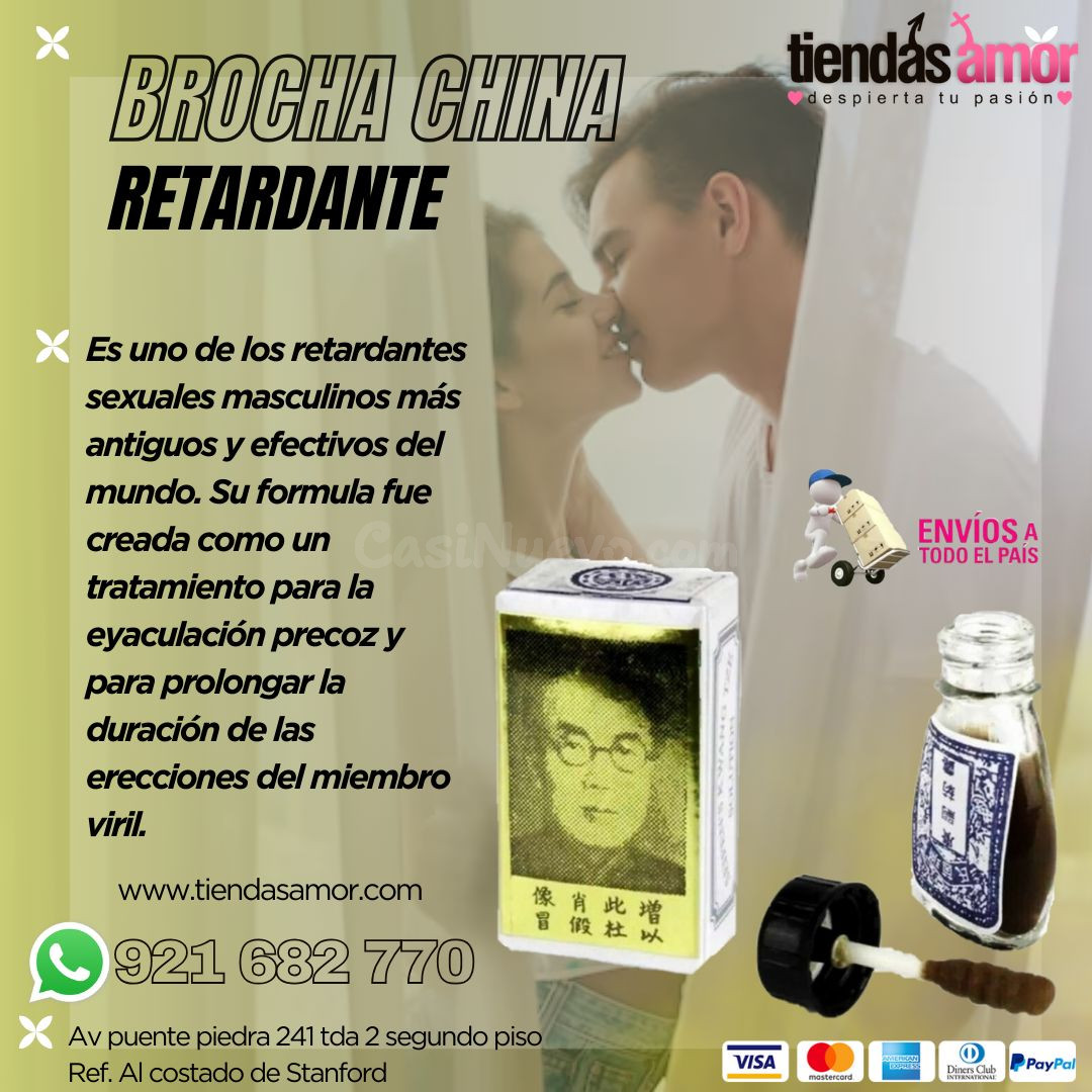 Brocha China Retardante sexual retardar la eyaculación precoz y prolongar /juguetes lubricantes potencia sexual en Puente Piedra contactar- Whatsapp: 921682770