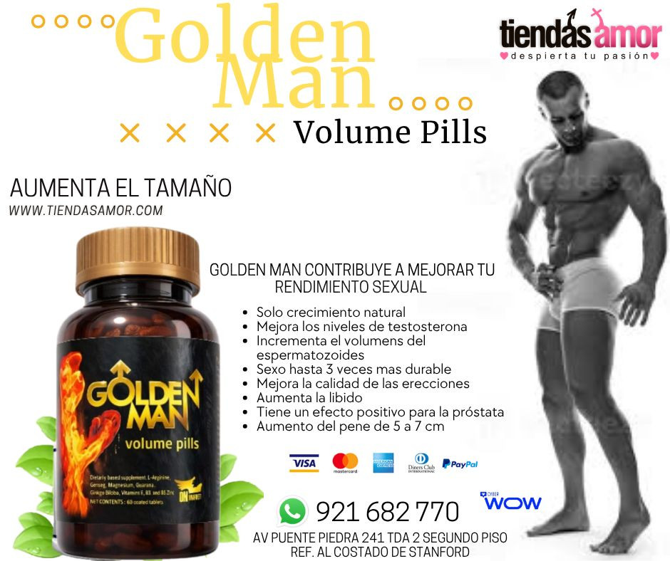 Golden Man Original Desarrolla el máximo potencial sexual/juguetes lubricantes potencia sexual en Puente Piedra contactar- Whatsapp: 921682770