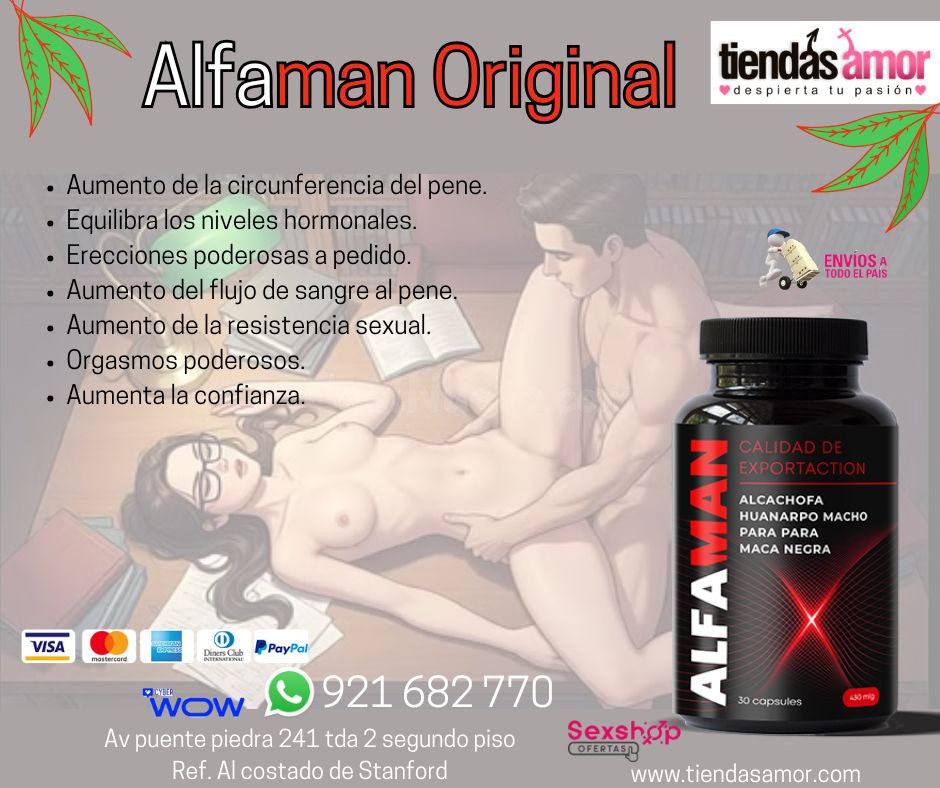 Alfaman Original Ideal para aumentar el tamaño del pene /juguetes lubricantes potencia sexual en Puente Piedra contactar- Whatsapp: 921682770