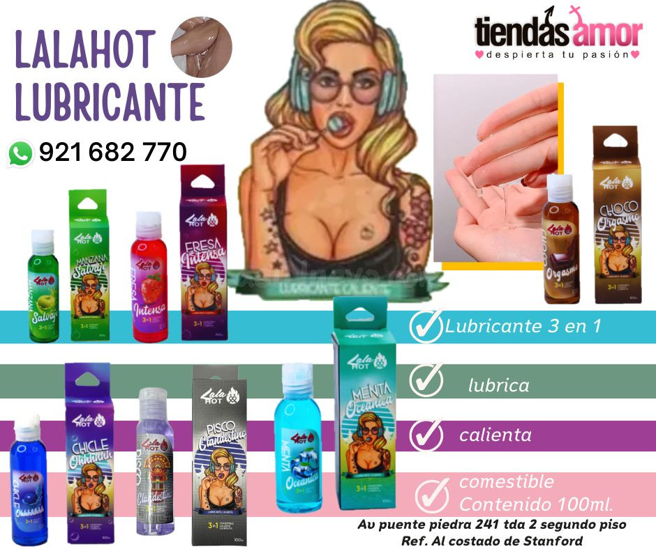 LUBRICANTE LALA HOT/juguetes  potencia sexual en Puente Piedra contactar- Whatsapp: 921682770