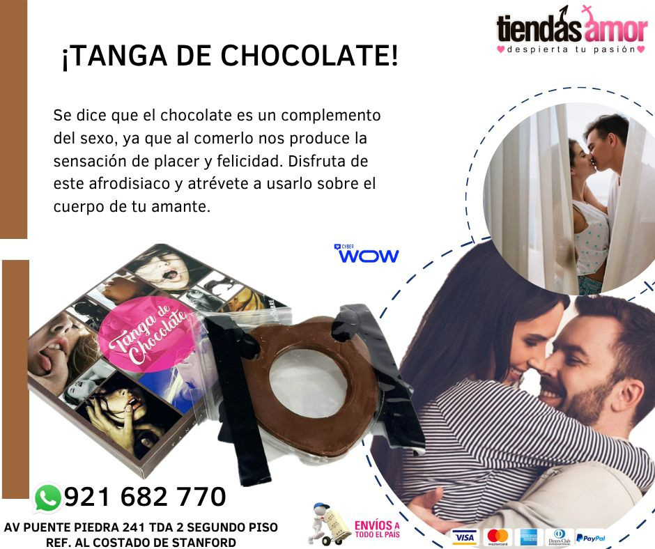 TANGA DE CHOCOLATE COMESTIBLE /juguetes lubricantes potencia sexual en Puente Piedra contactar- Whatsapp: 921682770