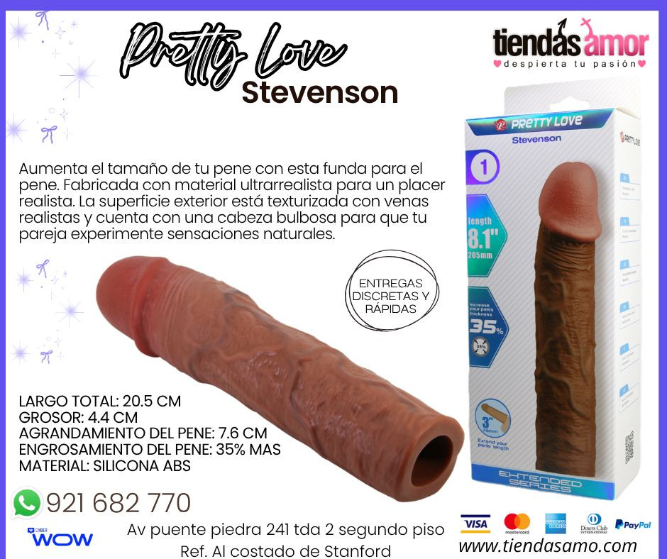 Juguete sexual Pretty Love Stevenson /juguetes lubricantes p