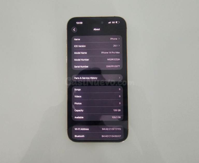 iPhone 14 Pro Max – 128 GB – Dorado – Desbloqueado de fábrica – Excelente estado - foto 4