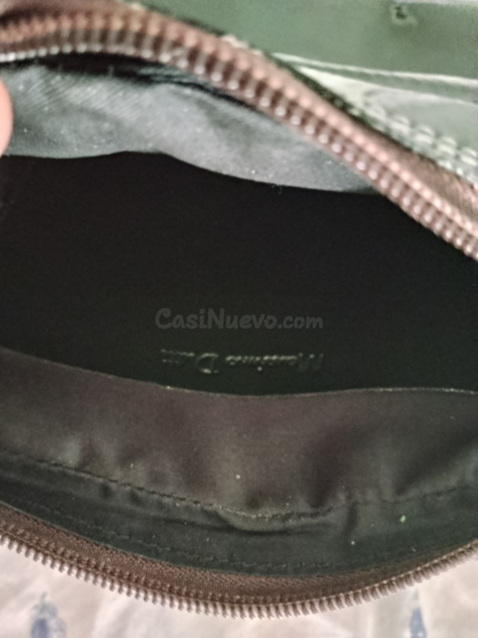 Bolso de hombro negro brillante - foto 3