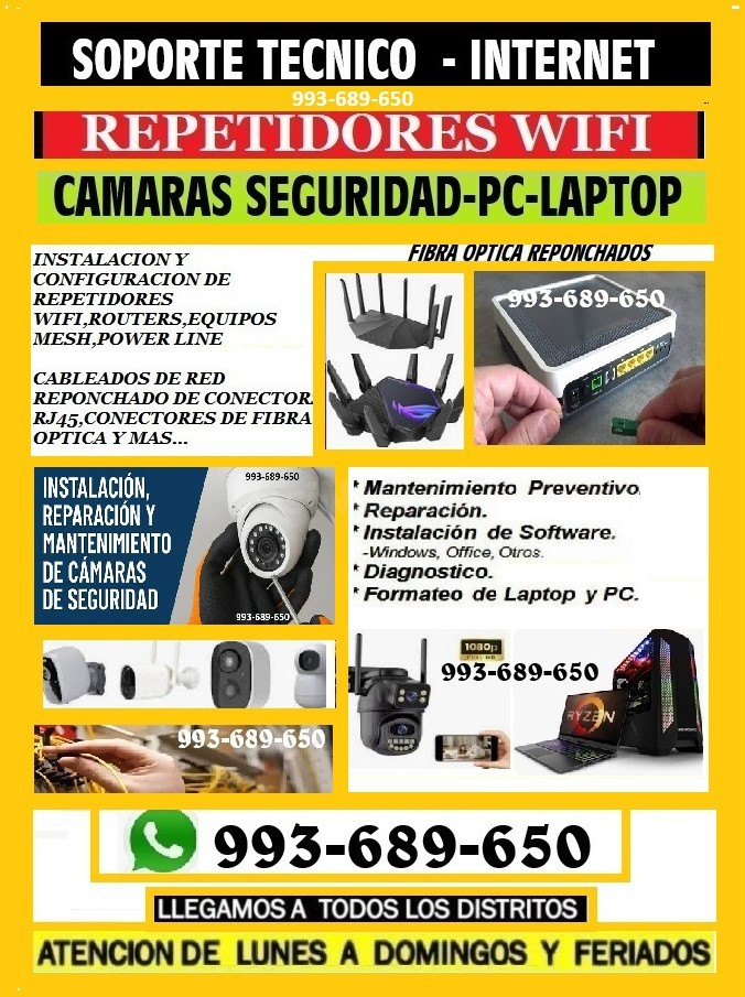 TECNICO CAMARAS SEGURIDAD,INTERNET,FIBRA OPTICA,AP UBIQUITI - foto 2