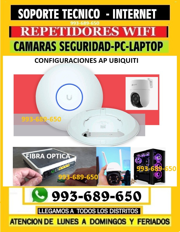 REPARACIONES A CAMARAS SEGURIDAD,REPETIDORES WIFI,FIBRA OPTI - foto 2