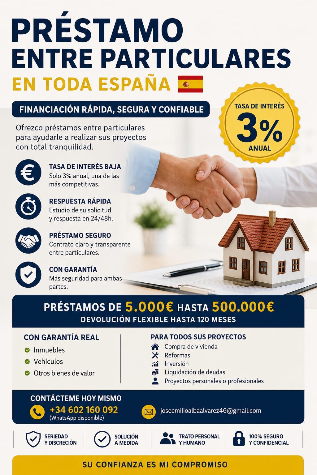 Oferta altamente eficaz y rentable con garantía.