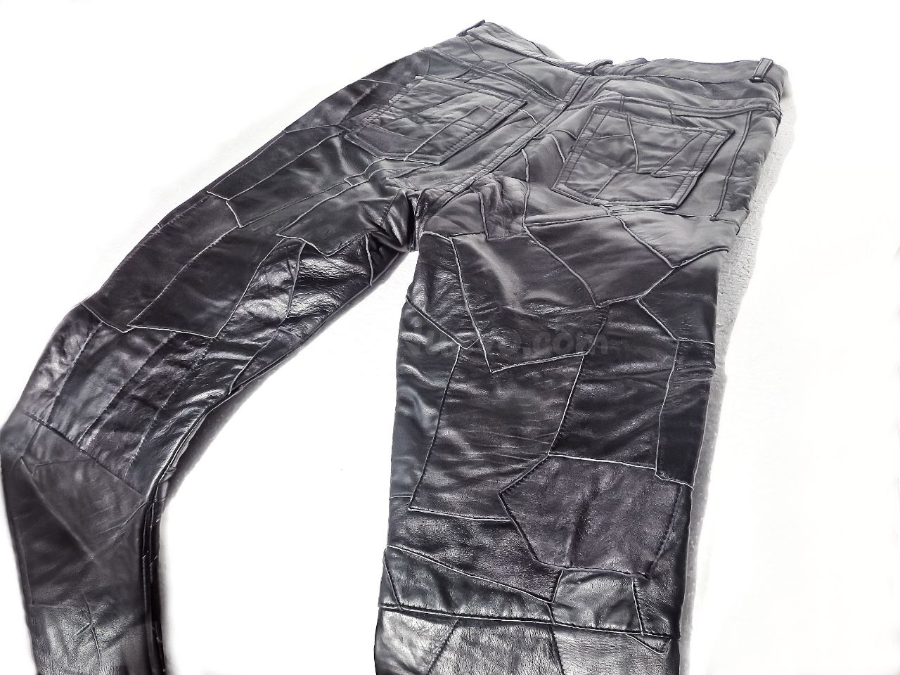 Pantalón de cuero ensamblado unisex: Made in Spain - 69 € - foto 4