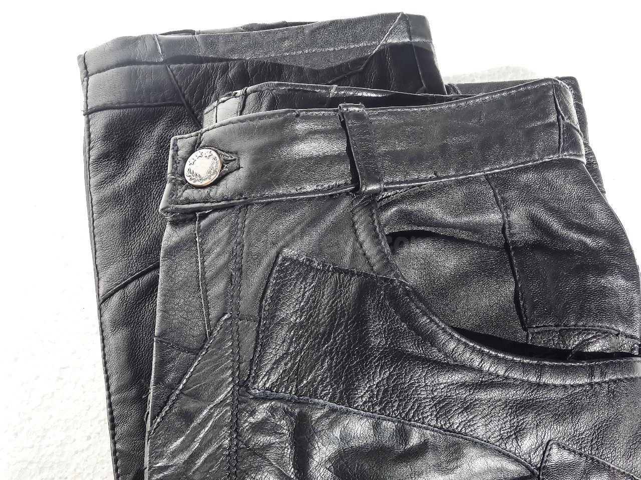 Pantalón de cuero ensamblado unisex: Made in Spain - 69 € - foto 5